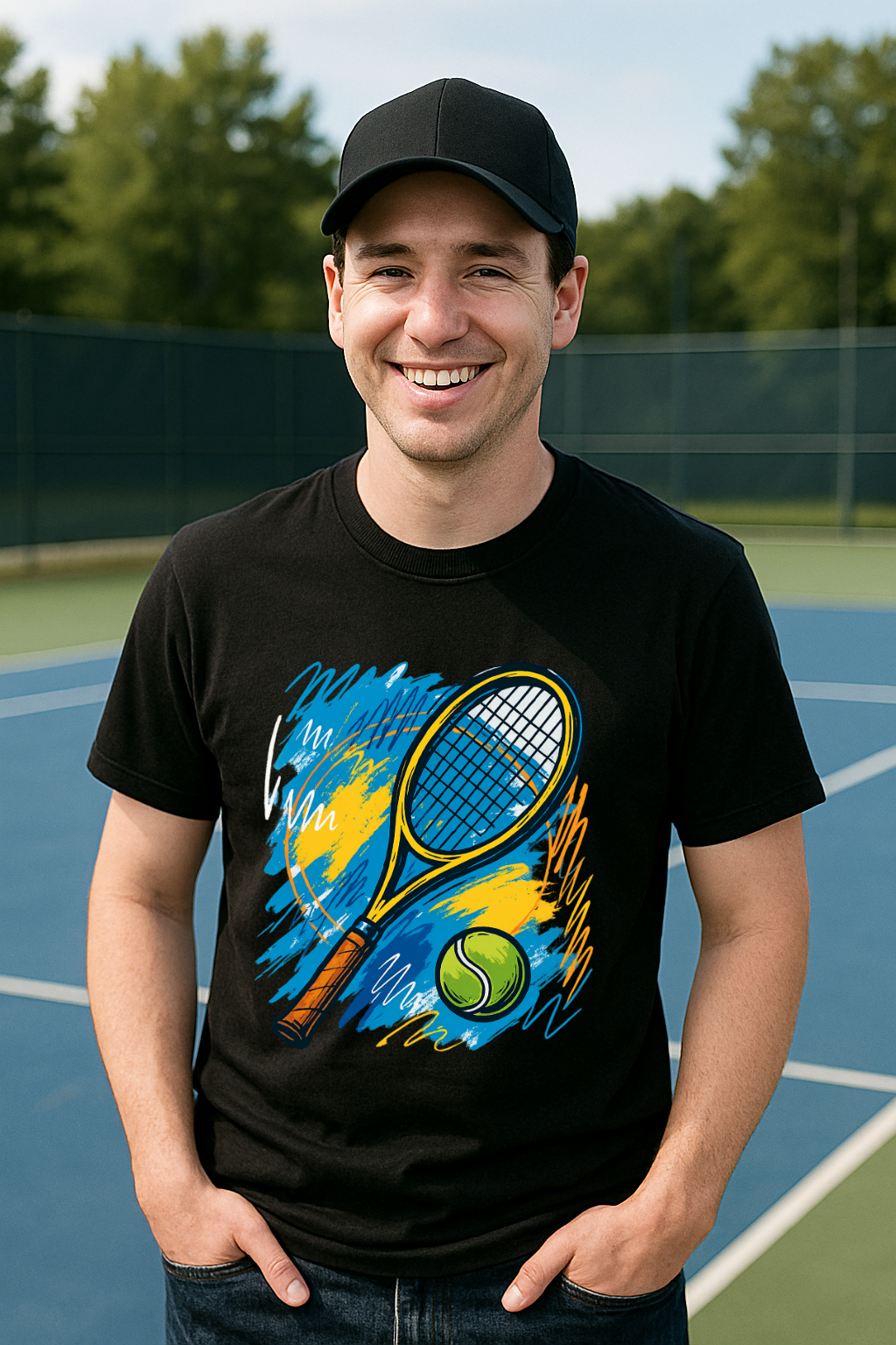 Tennis Unisex Basic T-Shirt