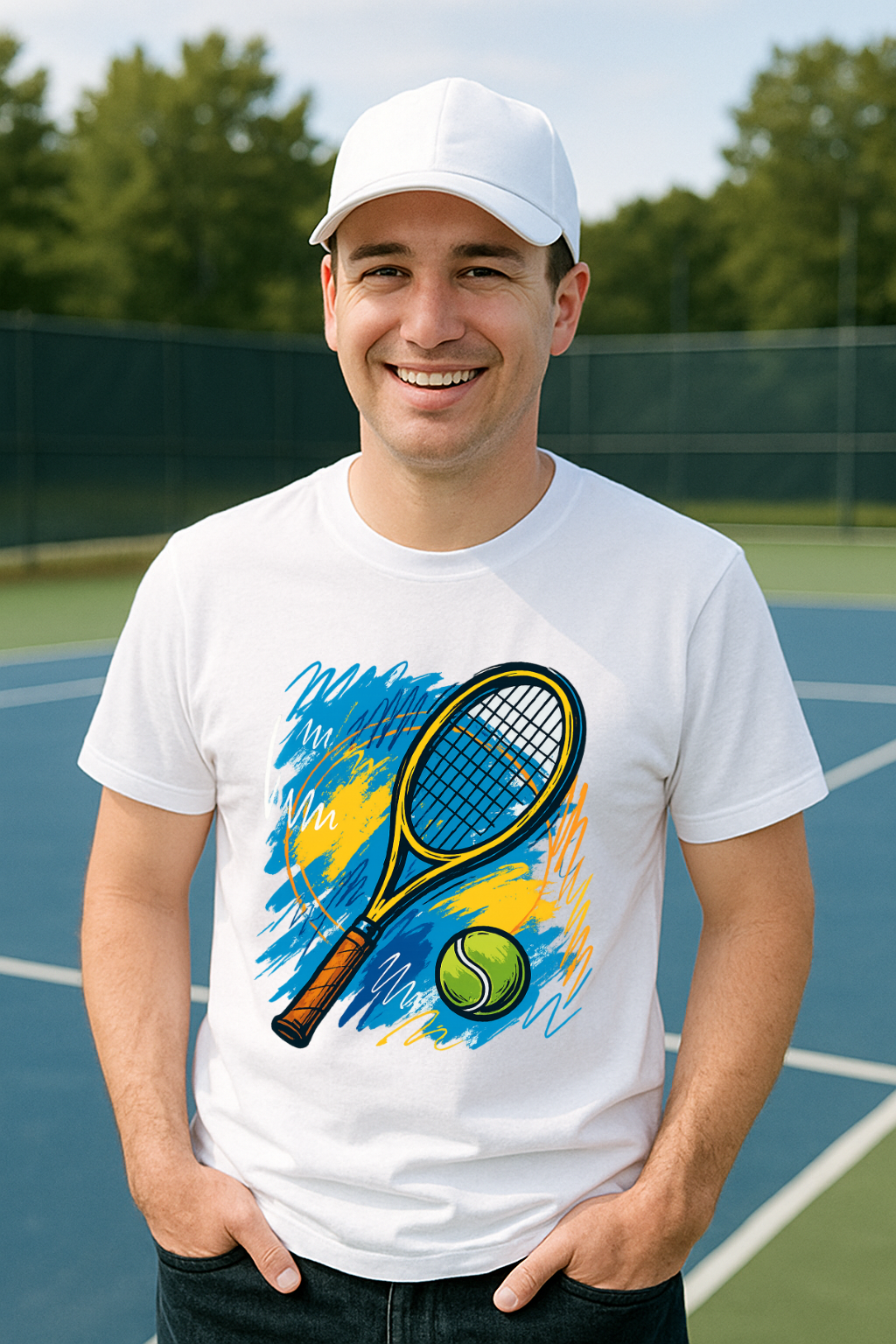 Tennis Unisex Basic T-Shirt
