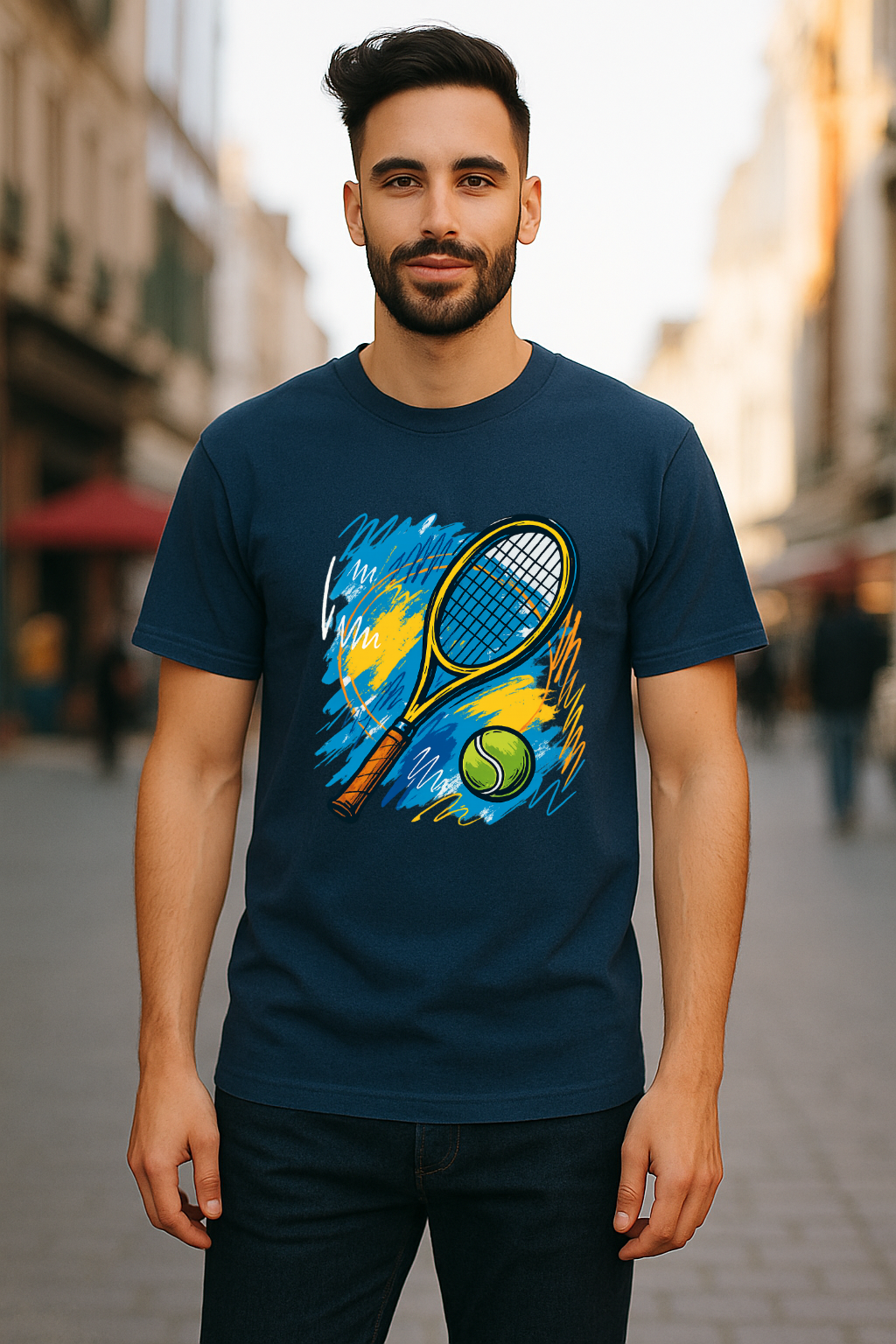 Tennis Unisex Basic T-Shirt