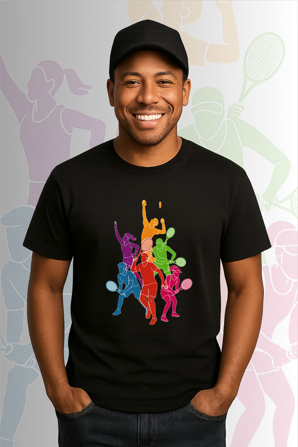 Tennis lovers Unisex Basic T-Shirt