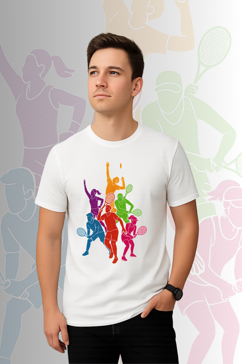 Tennis lovers Unisex Basic T-Shirt