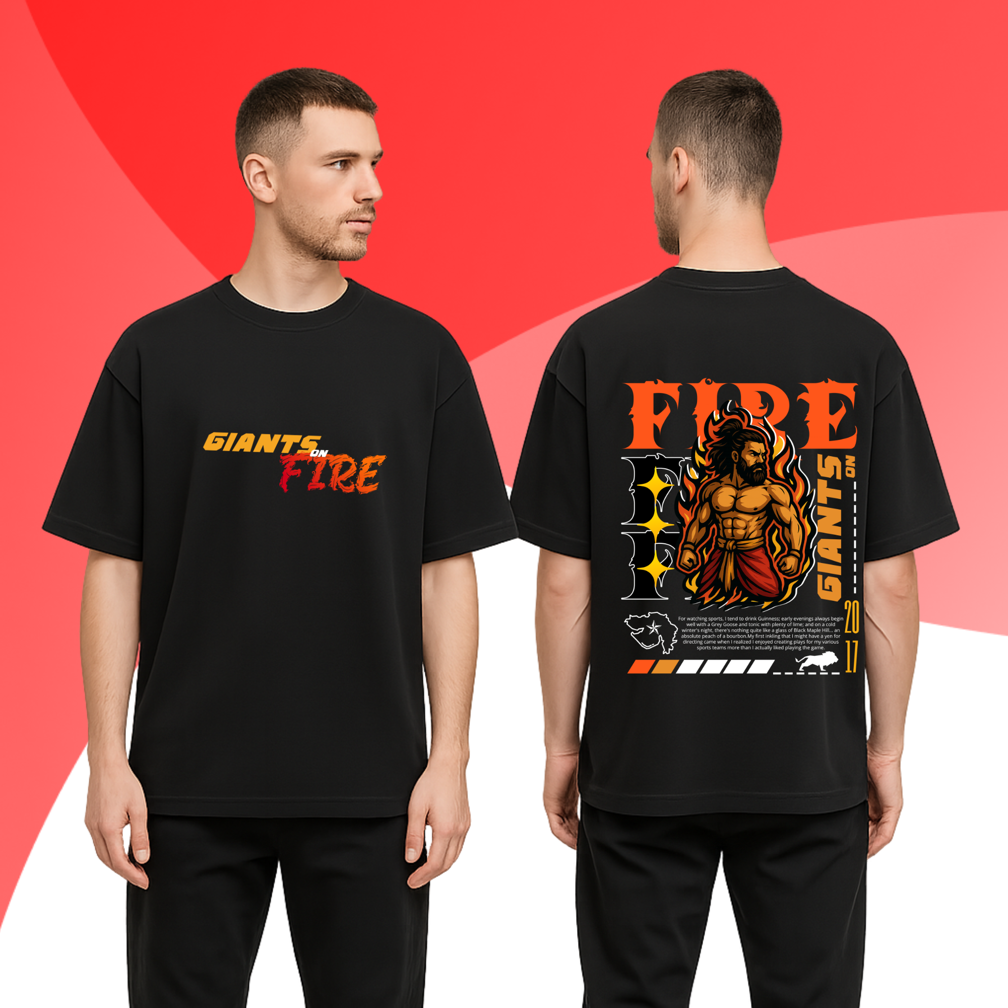Gujarat Giants Oversized Standard T-Shirt