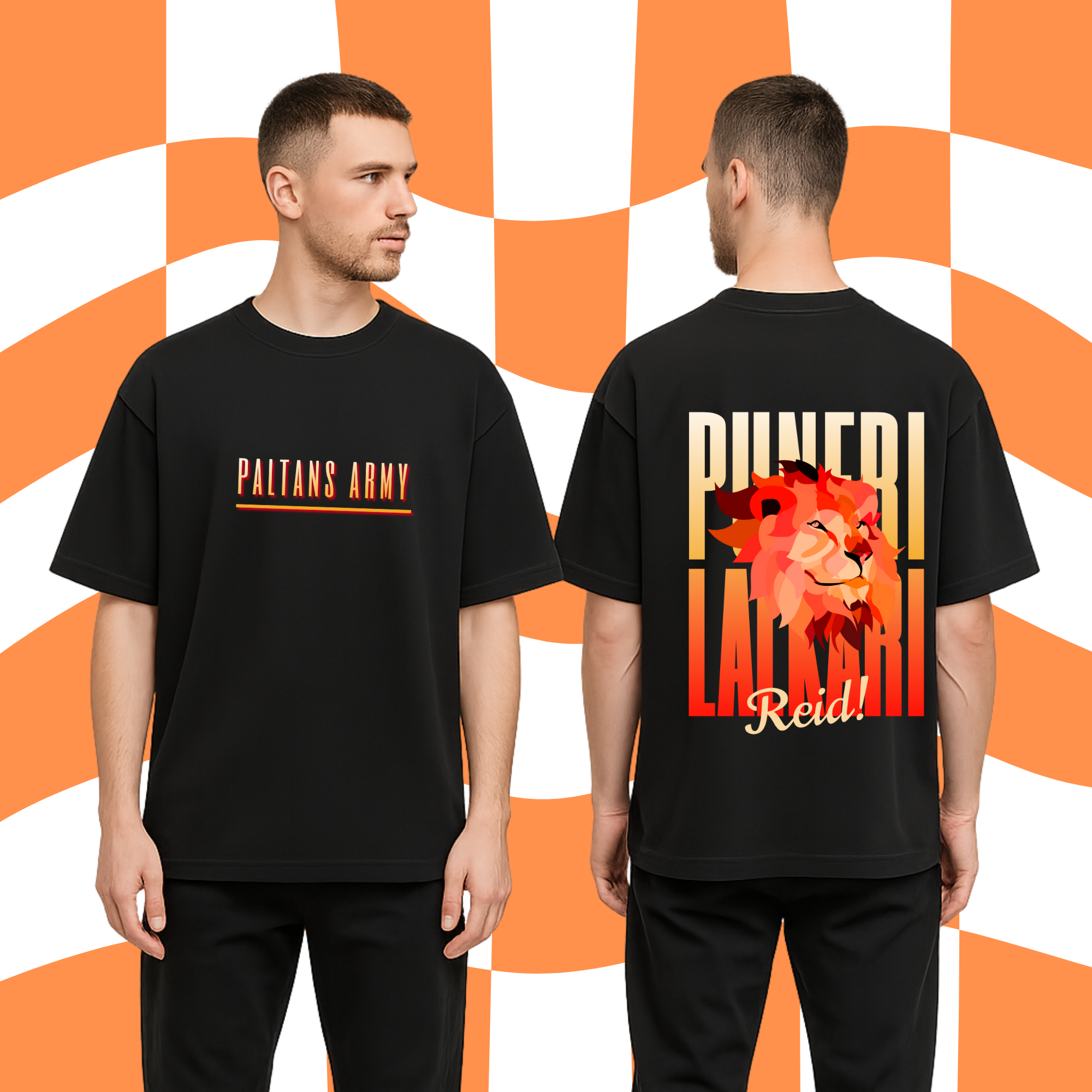 Puneri Paltans Oversized Standard T-Shirt