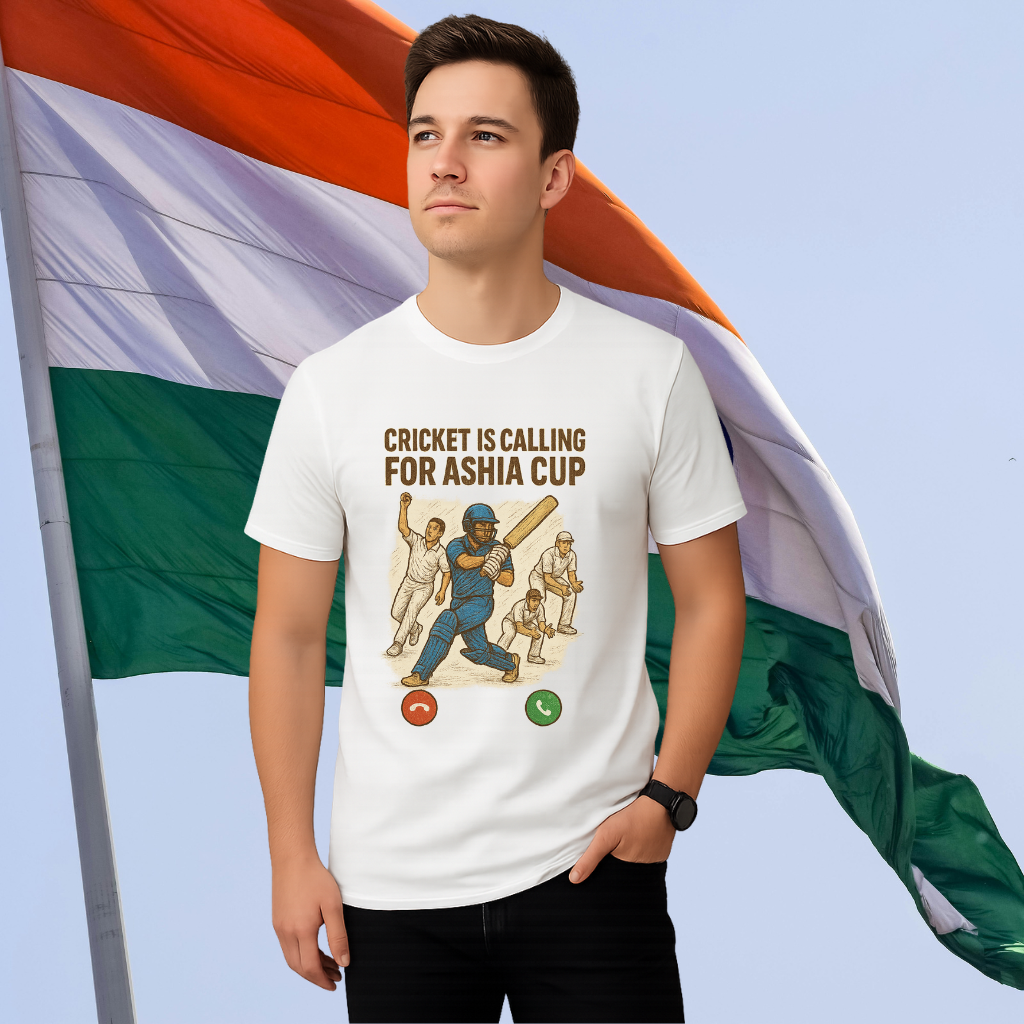Indian Cricket Is Calling For Ashia Cip Unisex Classic Crew T-Shirt