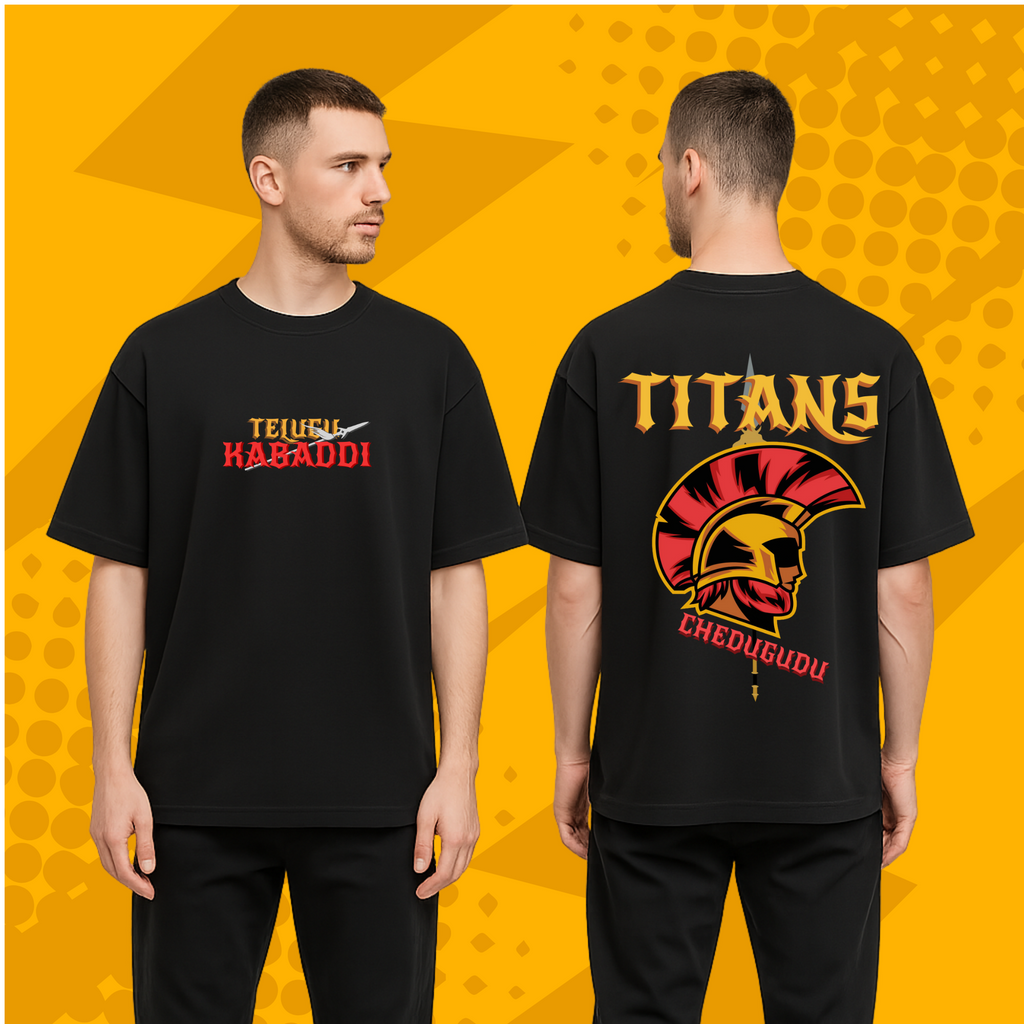 Telugu Titans Oversized Standard T-Shirt