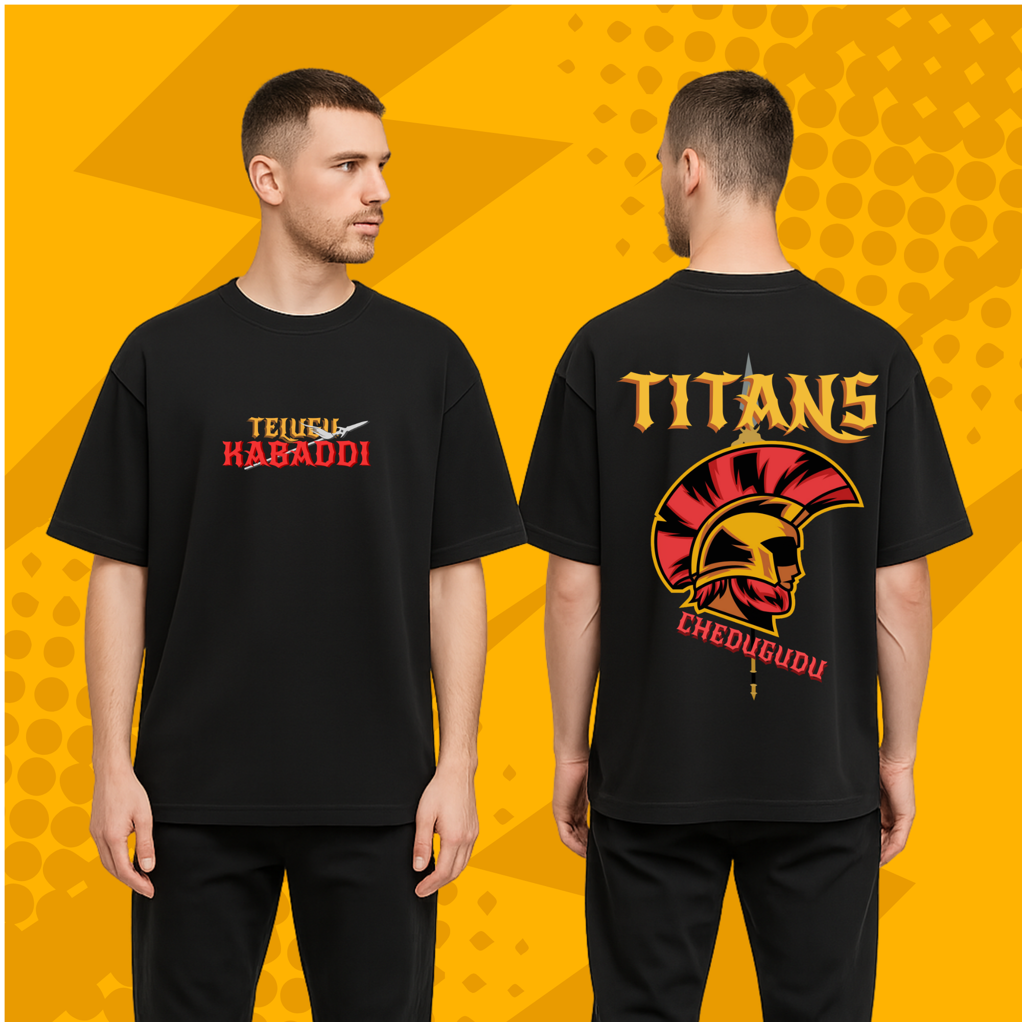 Telugu Titans Oversized Standard T-Shirt