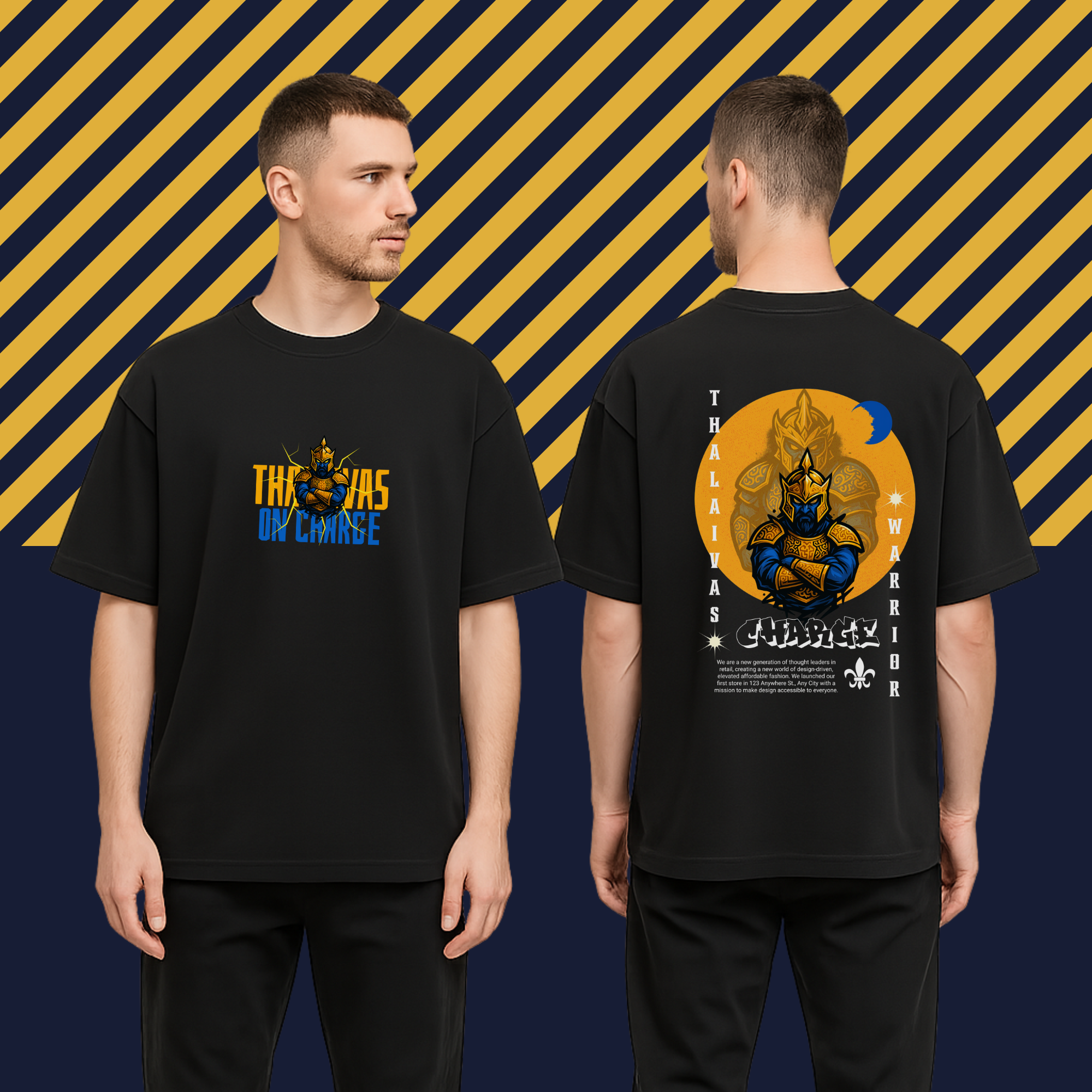Tamil Thalaivas Oversized Standard T-Shirt